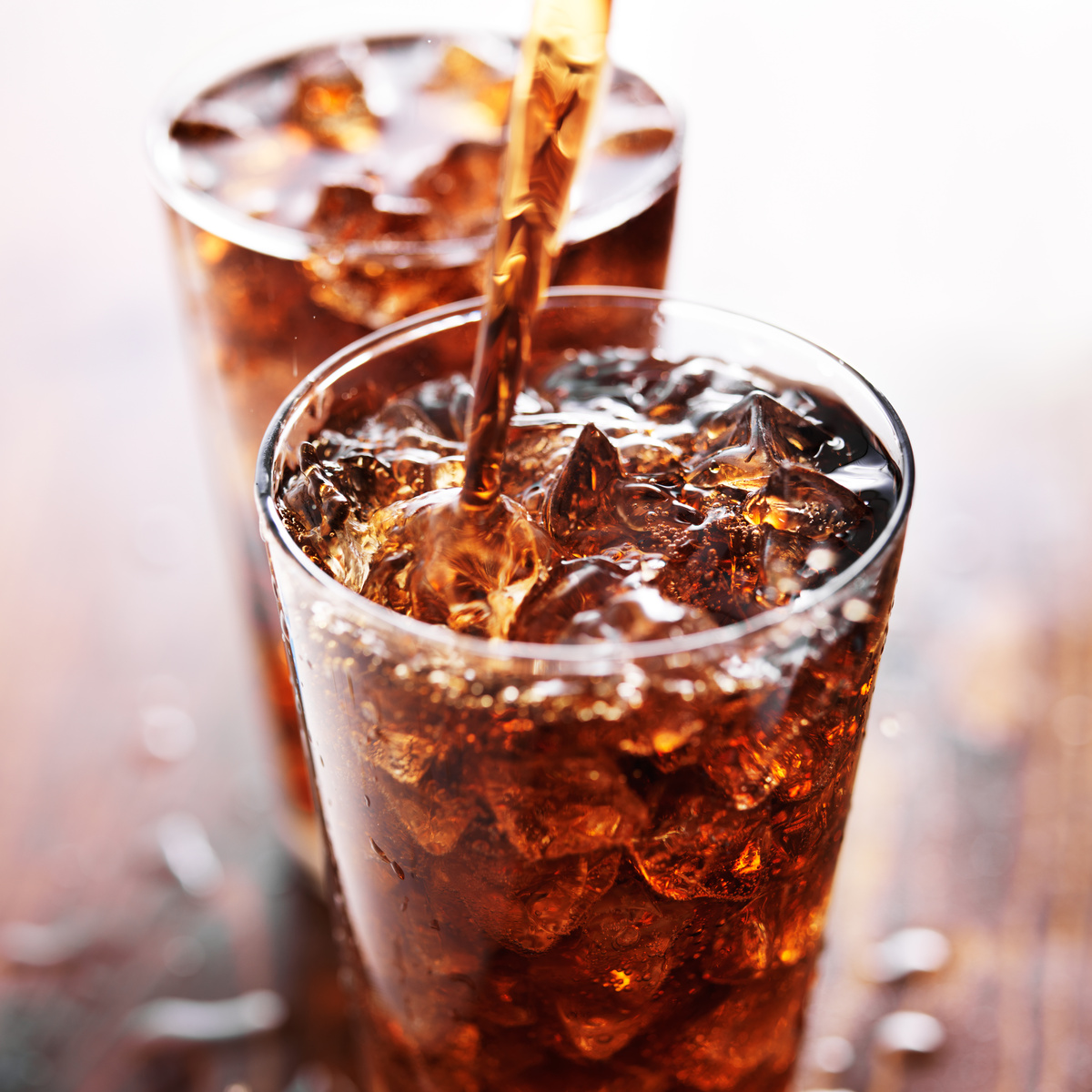 Cola Beverage in ice
