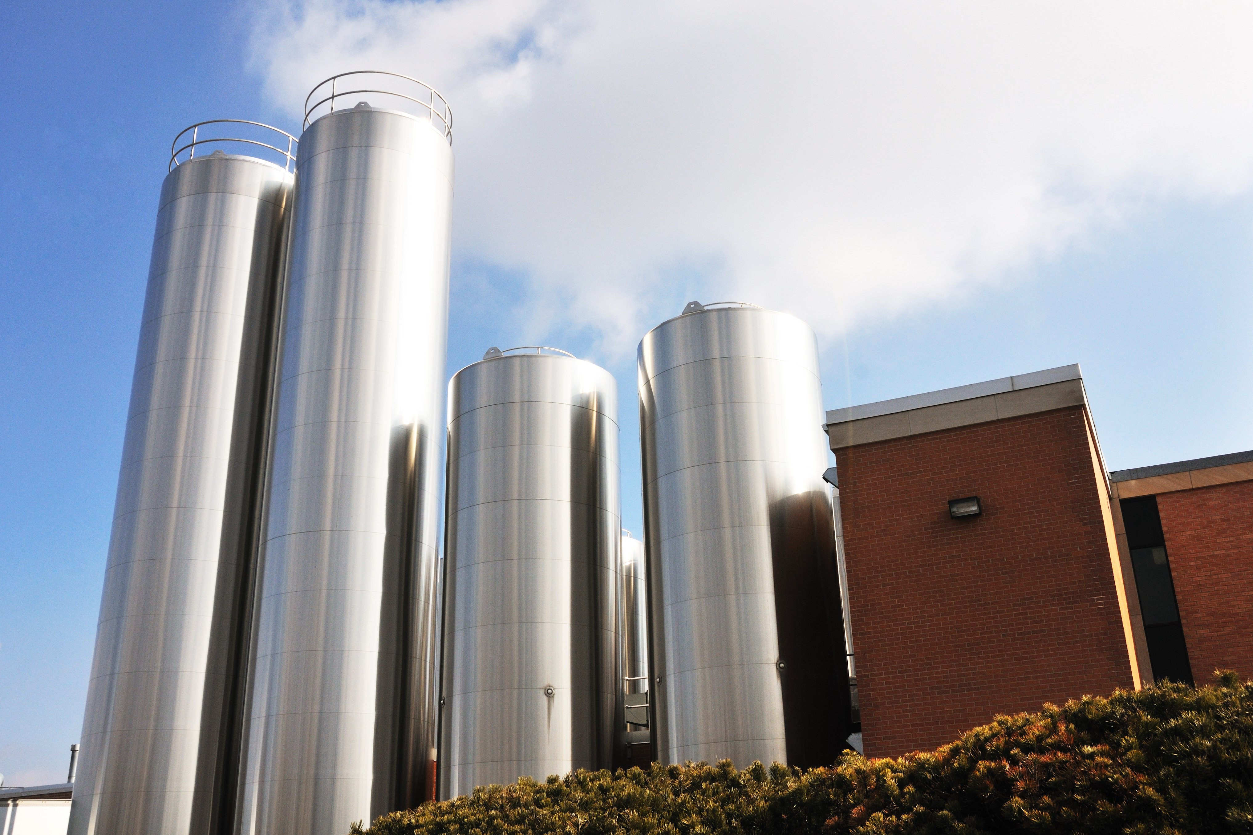 Dairy plant from outdoors - iStock-160317602