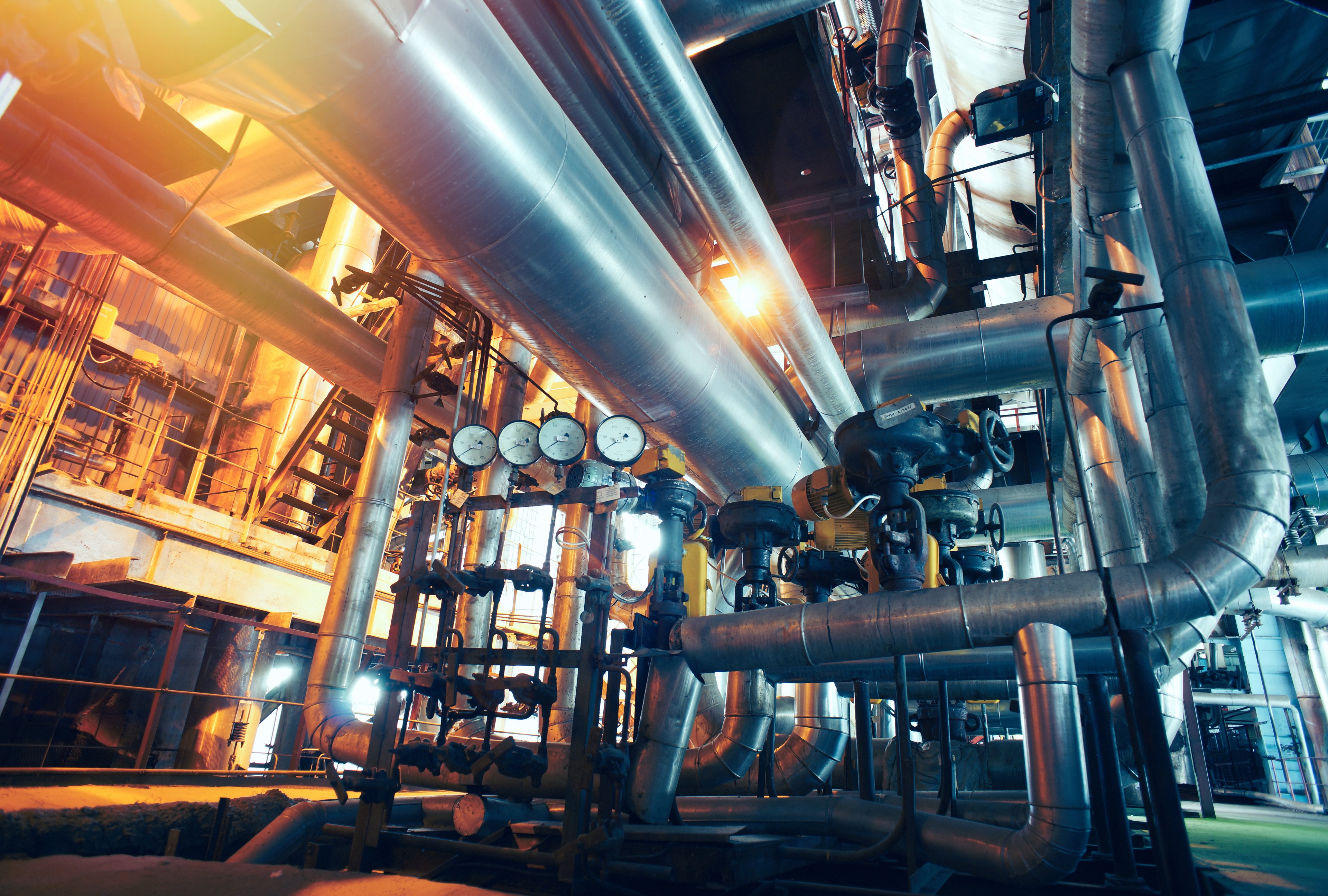 Dairy plant indoors - iStock-616899444
