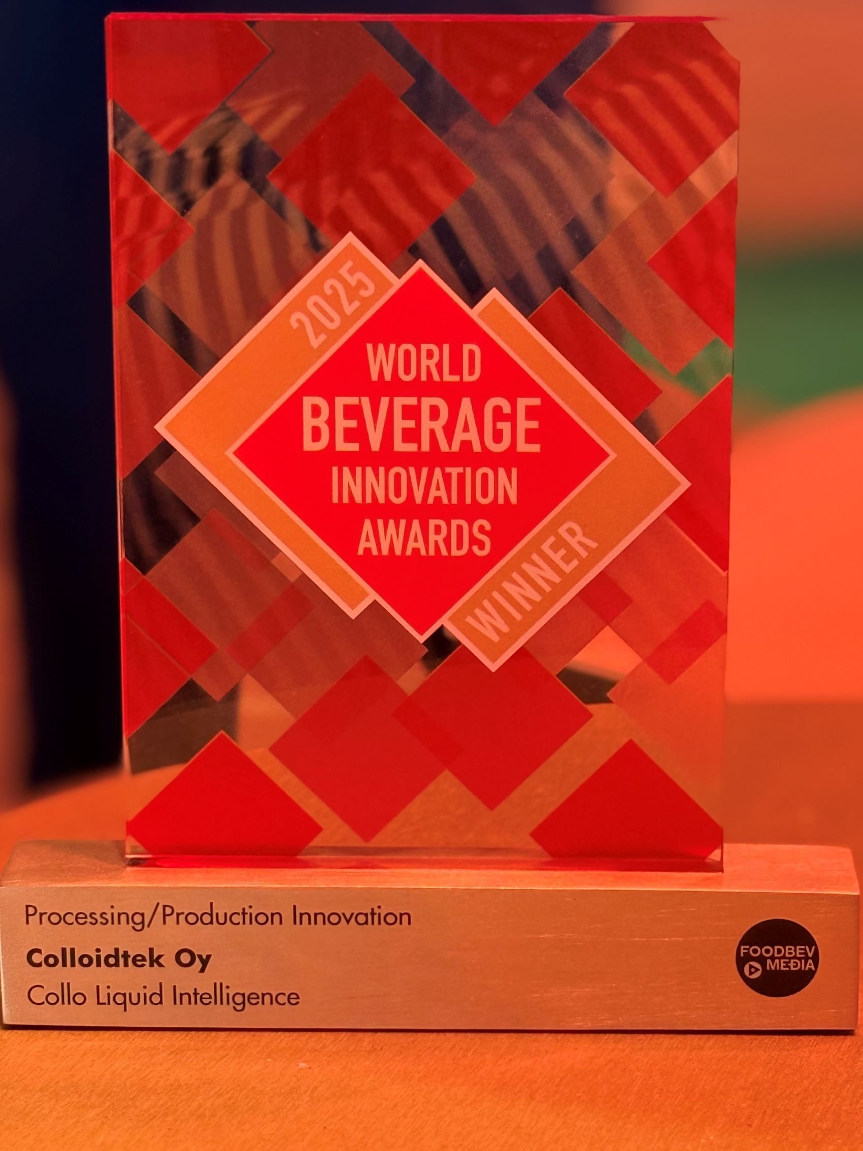 Drinktec award